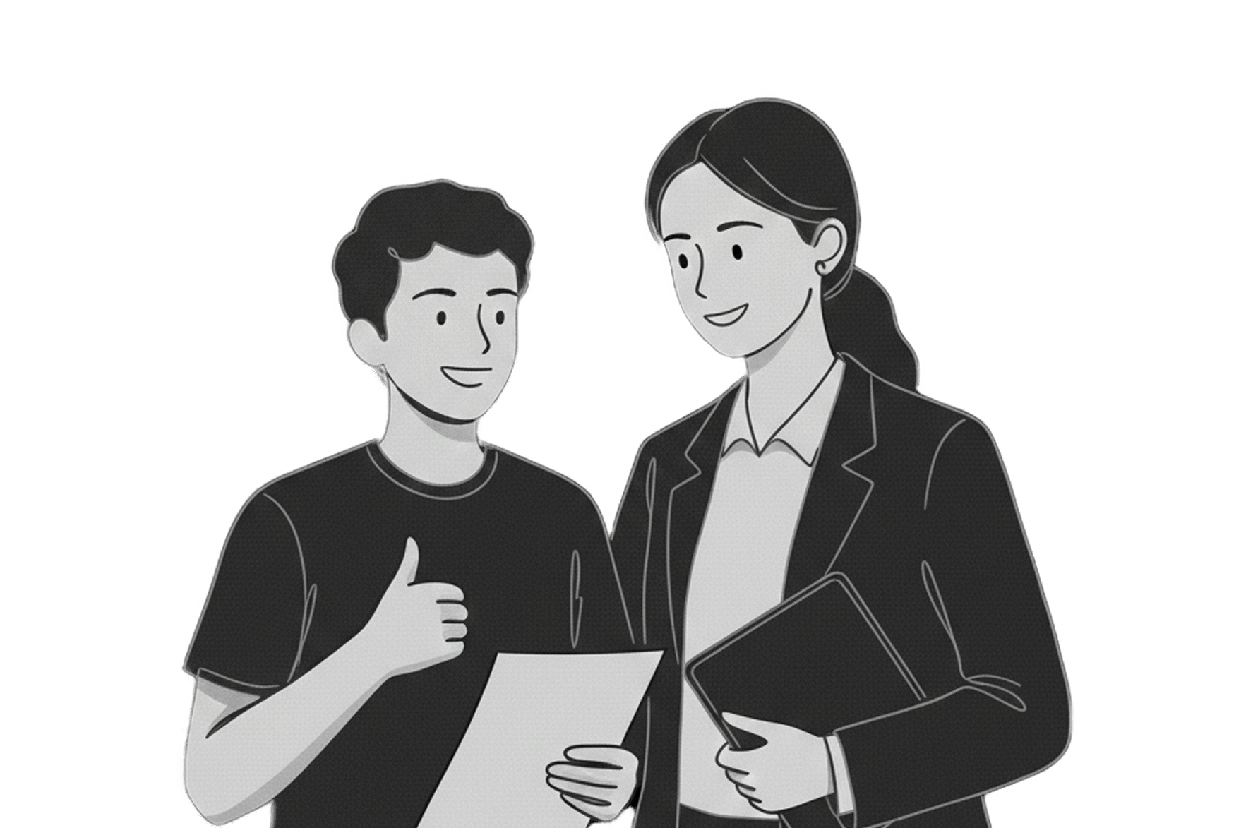 Car dealership illustration